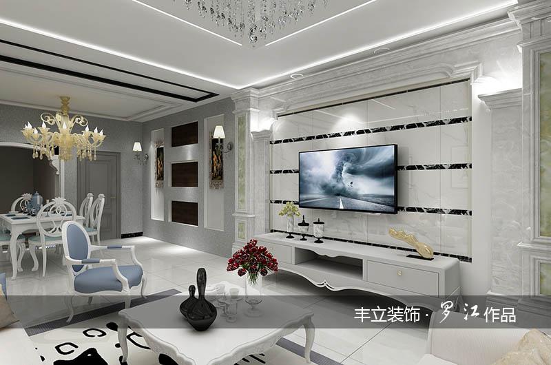 貴陽(yáng)豐立裝飾-未來(lái)方舟148㎡-歐式風(fēng)格