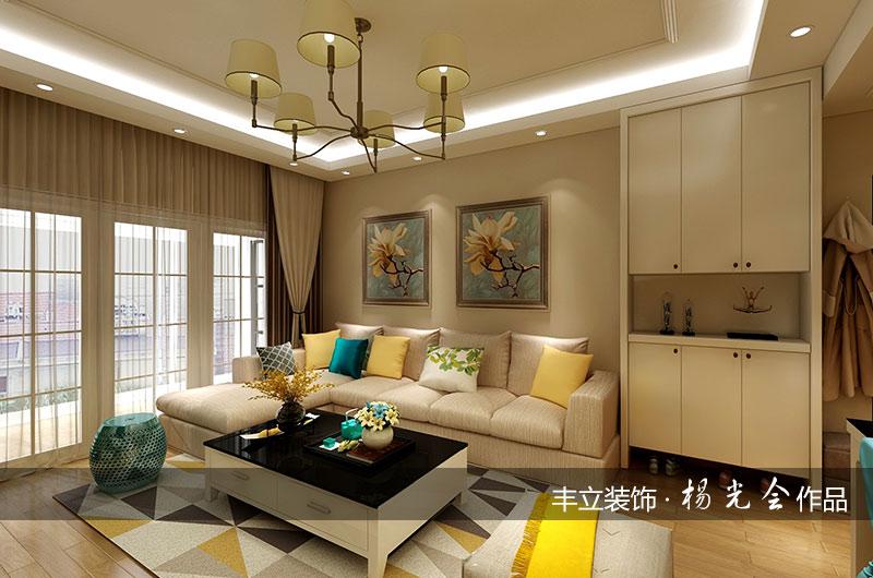 貴陽(yáng)豐立裝飾-北尚華城109㎡-現(xiàn)代簡(jiǎn)約